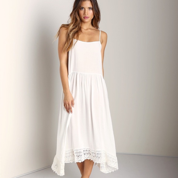 Free People Dresses & Skirts - free people • easy breezy crochet hem dress